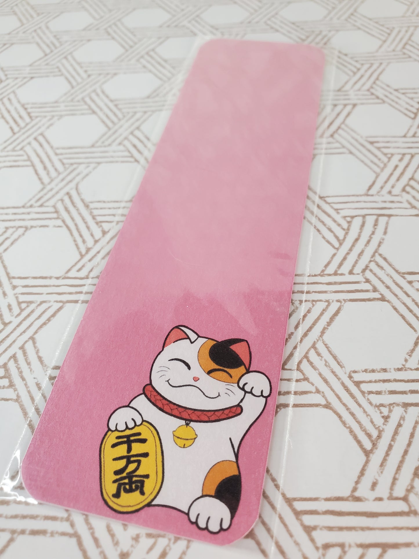 Lucky Cat Bookmark - Lucky Cat - Pink - Bookmark