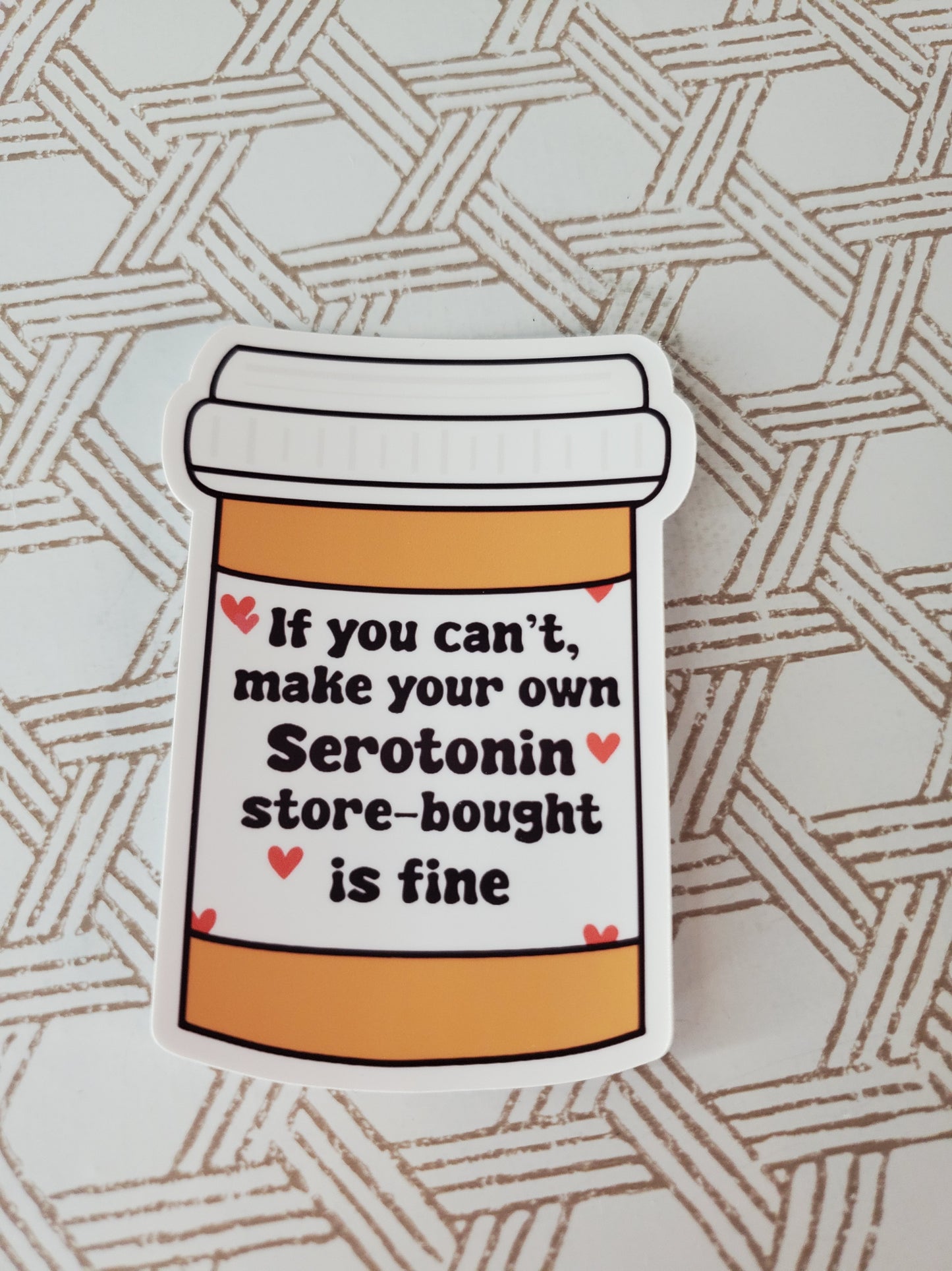 Store-Bought Serotonin Sticker - Mental Health Sticker